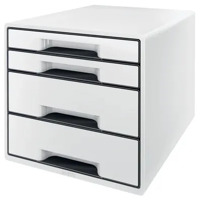 Pojemnik z szufladami 287x363x270mm LEITZ wow cube 52521001 czarny 4 szuflady