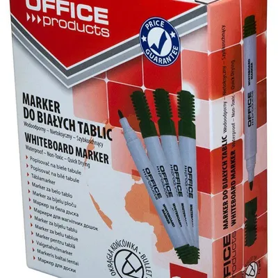Marker suchościeralny OFFICE PRODUCTS zielony okrągła 1-3mm