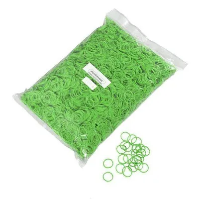 Gumki recepturki 160x1,3x4 śr.100 BINGO 1kg zielone 60% rb1601340gre