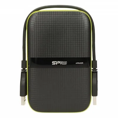 Silicon power armor a60 1tb usb 3.0 black-green/pancerny wstrząso/pyło i wodoodporny