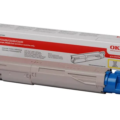 Toner oryginalny OKI c3450-ty 43459433 yellow 1500 stron