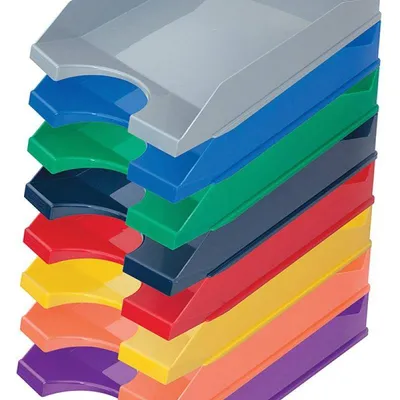 Szuflada a4 OFFICE PRODUCTS pomarańczowa polistyren/pp