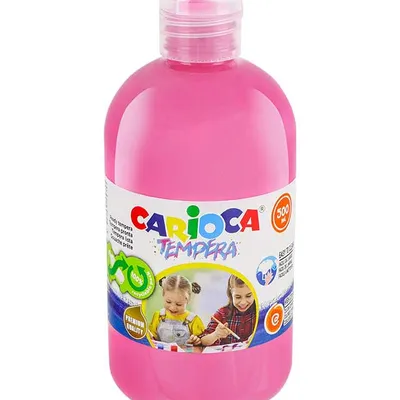 Farba tempera Carioca 40427/04 170-2715 500ml różowa ciemna