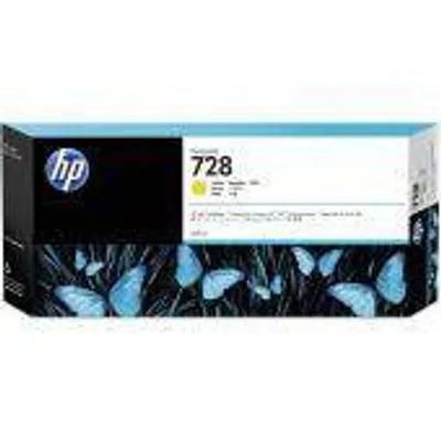 Tusz oryginalny HP728 f9k15a yellow 300 ml