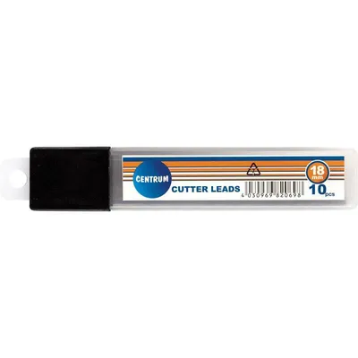 Ostrza do noży 18mm plastikowa tuba CENTRUM 82069 10szt
