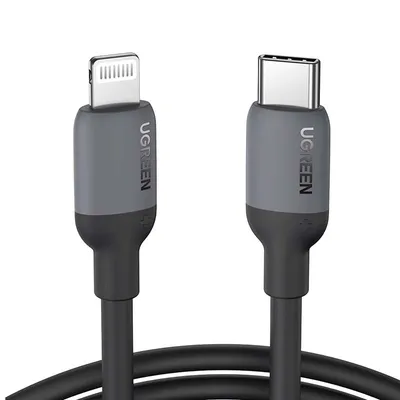 Kabel usb-c do lightning UGREEN us387, 1m (czarny)