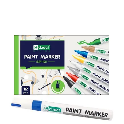 Marker olejowy D.RECT sp-101 niebieski 2-4.5mm