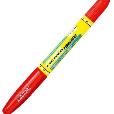 Marker cd/dvd oem cm-051 160-2272 czerwony podwójna końcówka
