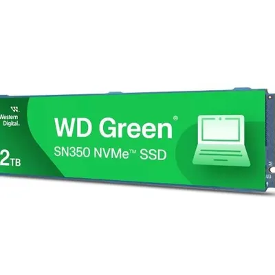 Western digital dysk ssd green 2tb m.2 2280 sn350 nvme pcie
