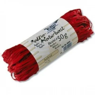 Rafia naturalna 50g no name czerwona