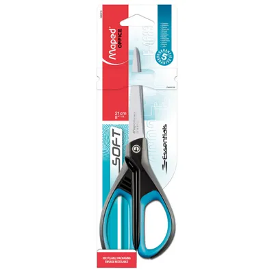 Nożyczki 210mm MAPED essentials soft asymetryczne