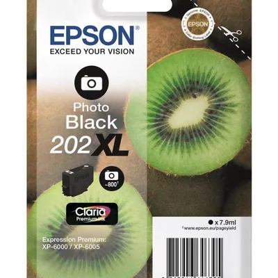 Tusz oryginalny EPSON t02h1 c13t02h14010 photo czarny 800 stron