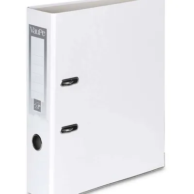 Segregator a4 tektura VAUPE fck 75mm 061/07 biały dźwigniowy