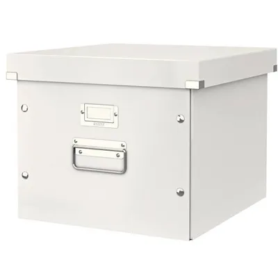 Pudło składane 357x367x285mm LEITZ click & store wow na teczki zawieszane 60460001 biały