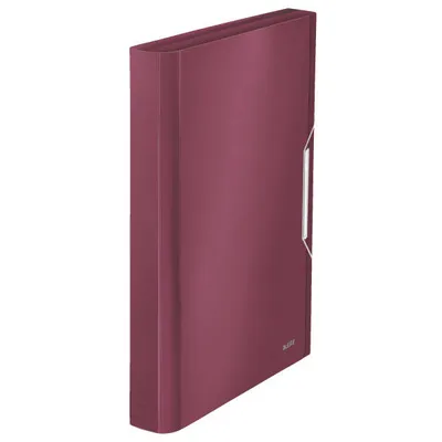 Teczka segregująca a4 LEITZ style 39570028 rubinowa czerwień 6 przegródek