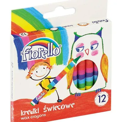 Kredki świecowe Fiorello 170-1383 12kol