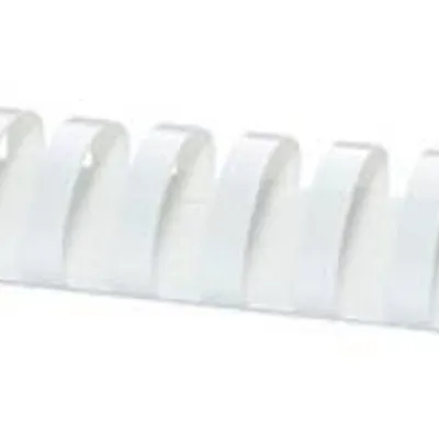 Grzbiet plastikowy 38mm (350 kartek) OFFICE PRODUCTS biały 50 szt.