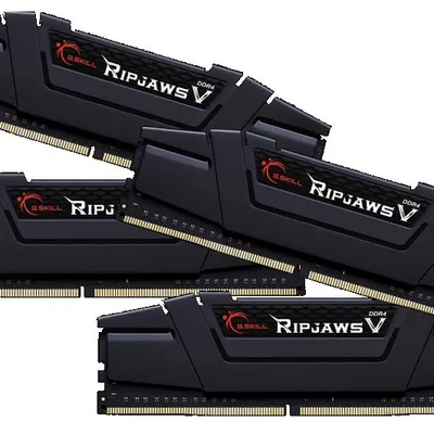G.skill ddr4 64gb (4x16gb) ripjawsv 3200mhz cl16 xmp2 black