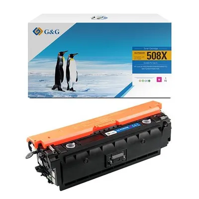 G&g kompatybilny toner z cf363x, magenta, 9500s, nt-ph363xm, hp 508x, high capacity, dla hp color laserjet enterprise m552dn,m553d
