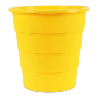 Kosz na śmieci 16l OFFICE PRODUCTS żółty plastik