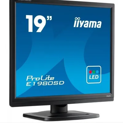 Iiyama monitor 19 cali prolite e1980d-b1 vga,dvi,5:4,tn,5ms,250cd