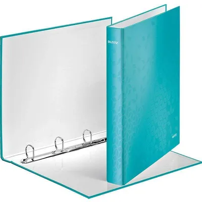 Segregator a4 laminowany LEITZ wow 40mm 42420051 turkusowy