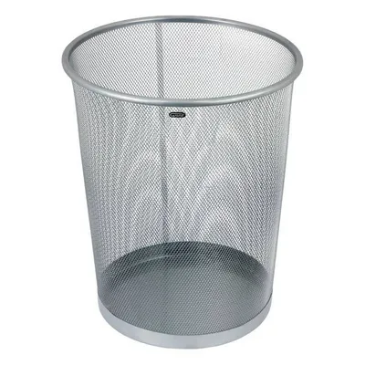 Kosz na śmieci metalowa siatka 19l Grand gr-018s 120-1333 okrągły srebrny