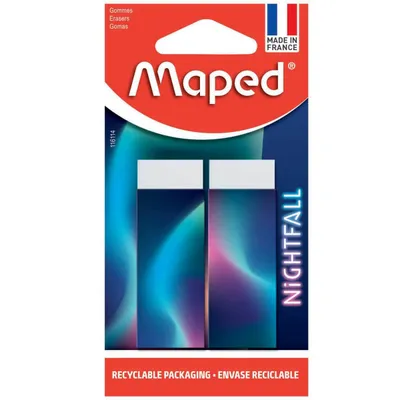 Gumka MAPED nightfall techniczna 2 szt blister