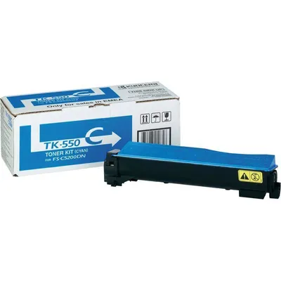 Toner oryginalny kyocera tk550c tk550c=1t02hmceu0 cyan 6000 stron
