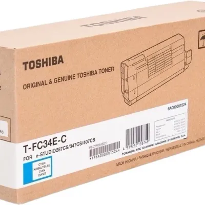 Toner oryginalny TOSHIBA tfc34ec 6a000001524=6a000001782 cyan 11500 stron