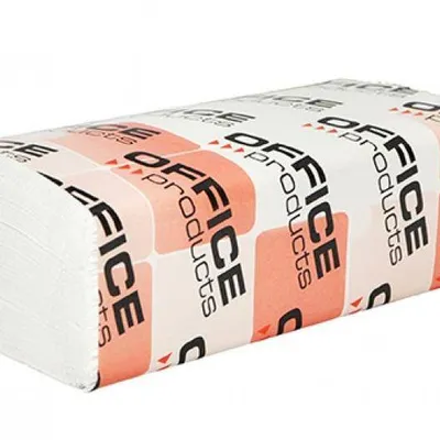 Ręcznik papierowy dwuwarstwowy celulozowy OFFICE PRODUCTS zz biały 150 listków 20szt.
