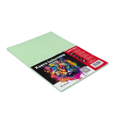 Papier ksero kolor a4 EMERSON zielony 80g 50 ark