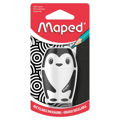 Temperówka MAPED shaker shakky 1 otwór mix wzorów blister