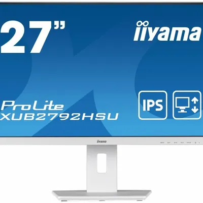 Iiyama monitor 27 cali xub2792hsu-w5 ips,hdmi,dp,vga,fhd,slim,has(150mm)