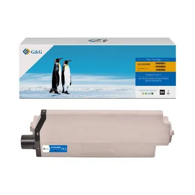 G&g kompatybilny toner z 44469803, black, 3500s, nt-co310bk, dla oki c310dn, c330dn, c510dn, c530dn, mc351dn, mc361dn, n
