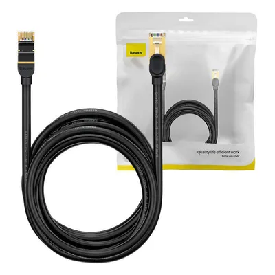 Kabel sieciowy Baseus ethernet rj45, 10gb, 20m (czarny)