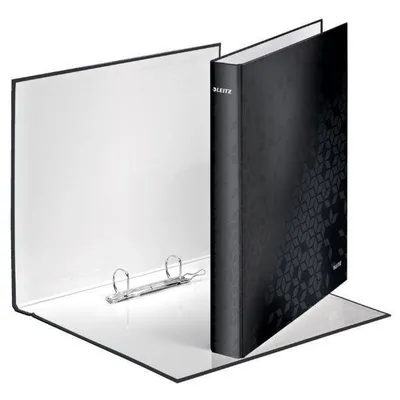 Segregator a4 laminowany LEITZ wow 40mm 42410095 czarny