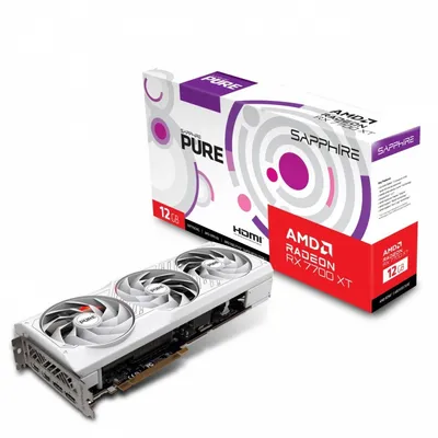 Sapphire technology karta graficzna radeon rx 7700 xt pure 12g gddr6 192bit 2dp/2hdmi