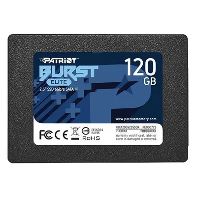 Patriot ssd 120gb burst elite 450/320mb/s sata iii 2.5