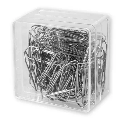 Spinacze trójkątne 32mm VICTORY OFFICE PRODUCTS 63t326100 metalowe w pojemniku plastikowym 100szt