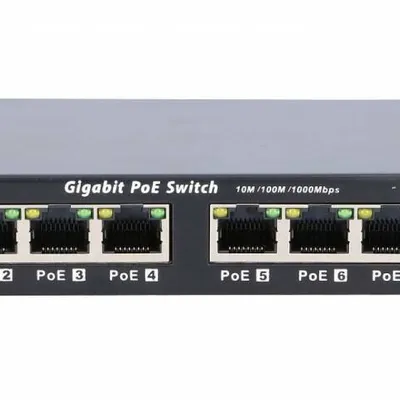 Extralink switch gigabit poe 8-7 port 24v 60w