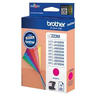 Tusz oryginalny BROTHER lc223m magenta 550 stron