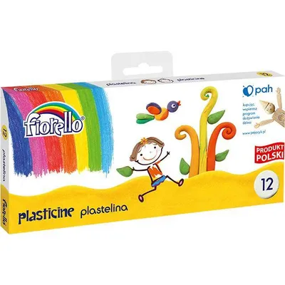 Plastelina Fiorello 170-1432 12kol 12*16g