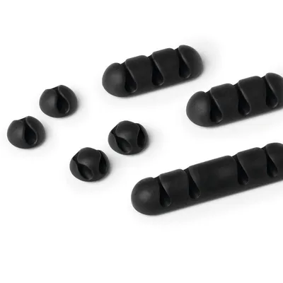 Klips na kabel samoprzylepny DURABLE cavoline clip mix 504137 grafitowy 7 sztuk