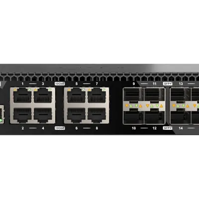 Qnap przełącznik zarządzany sieciowo qsw-m3216r-8s8t-eu 8x 10gbe rj45 8x10gbe sfp+