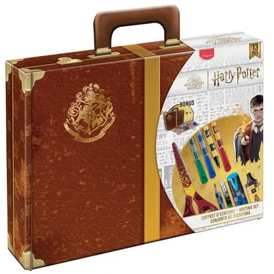 Zestaw MAPED 13 art. szkolnych harry potter w walizeczce