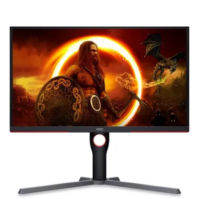 Aoc monitor 24,5 cali 25g3zm/bk va 240hz hdmix2 dpx2 pivot