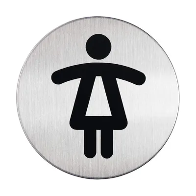 Piktogram wc dla pań 83 mm DURABLE picto 490423