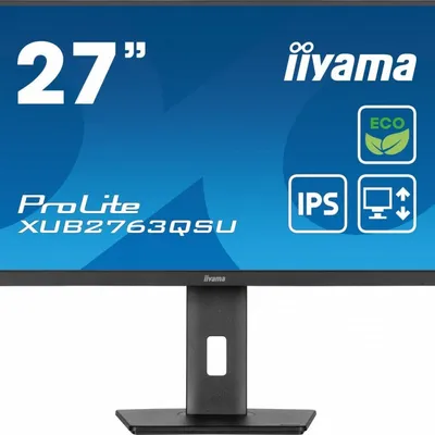 Iiyama monitor 27 cali prolite xub2763qsu-b1 ips,qhd,has,100hz