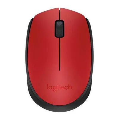 Mysz optyczna bezprzewodowa czerwona LOGITECH m171 910-004641
